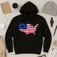 Betsy Ross USA Flag Revolutionary War Hoodie thumb 3