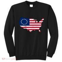 Betsy Ross USA Flag Revolutionary War Sweatshirt thumb 0