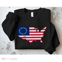 Betsy Ross USA Flag Revolutionary War Sweatshirt thumb 2