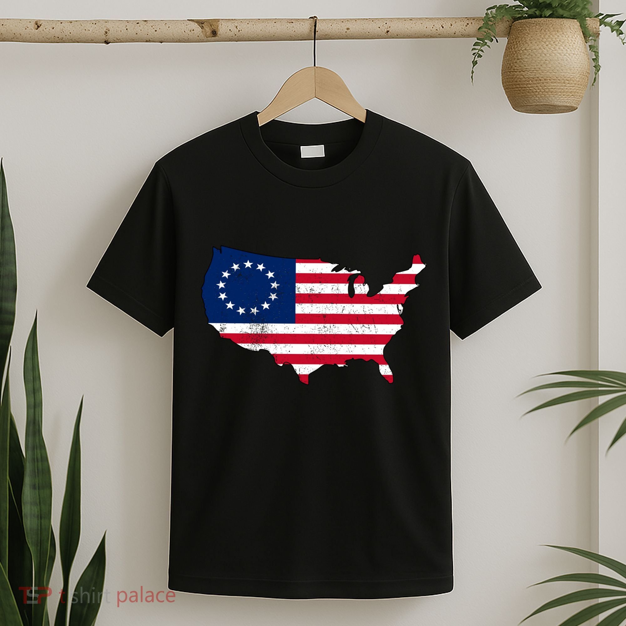 Betsy Ross USA Flag Revolutionary War T-Shirt