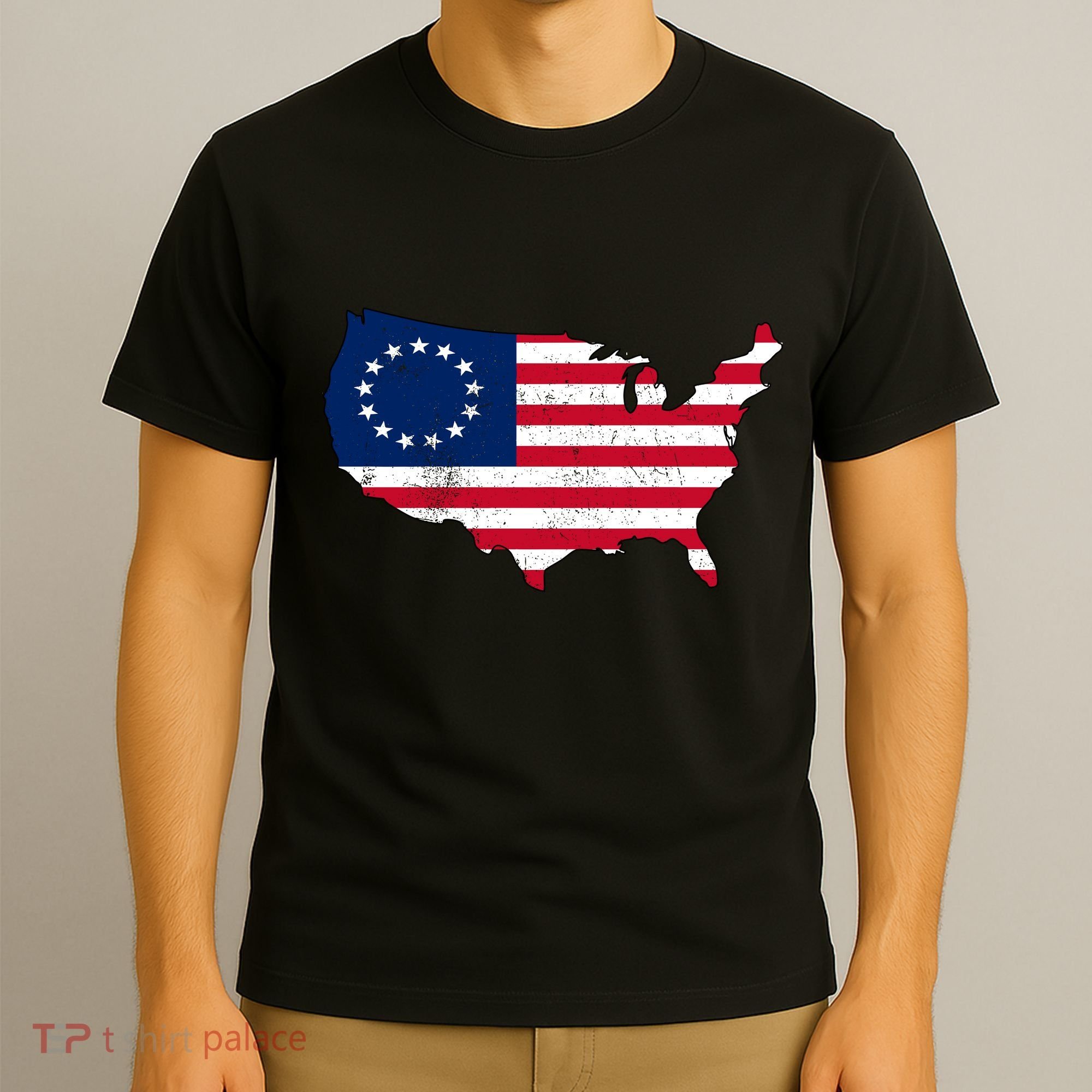 Betsy Ross USA Flag Revolutionary War T-Shirt