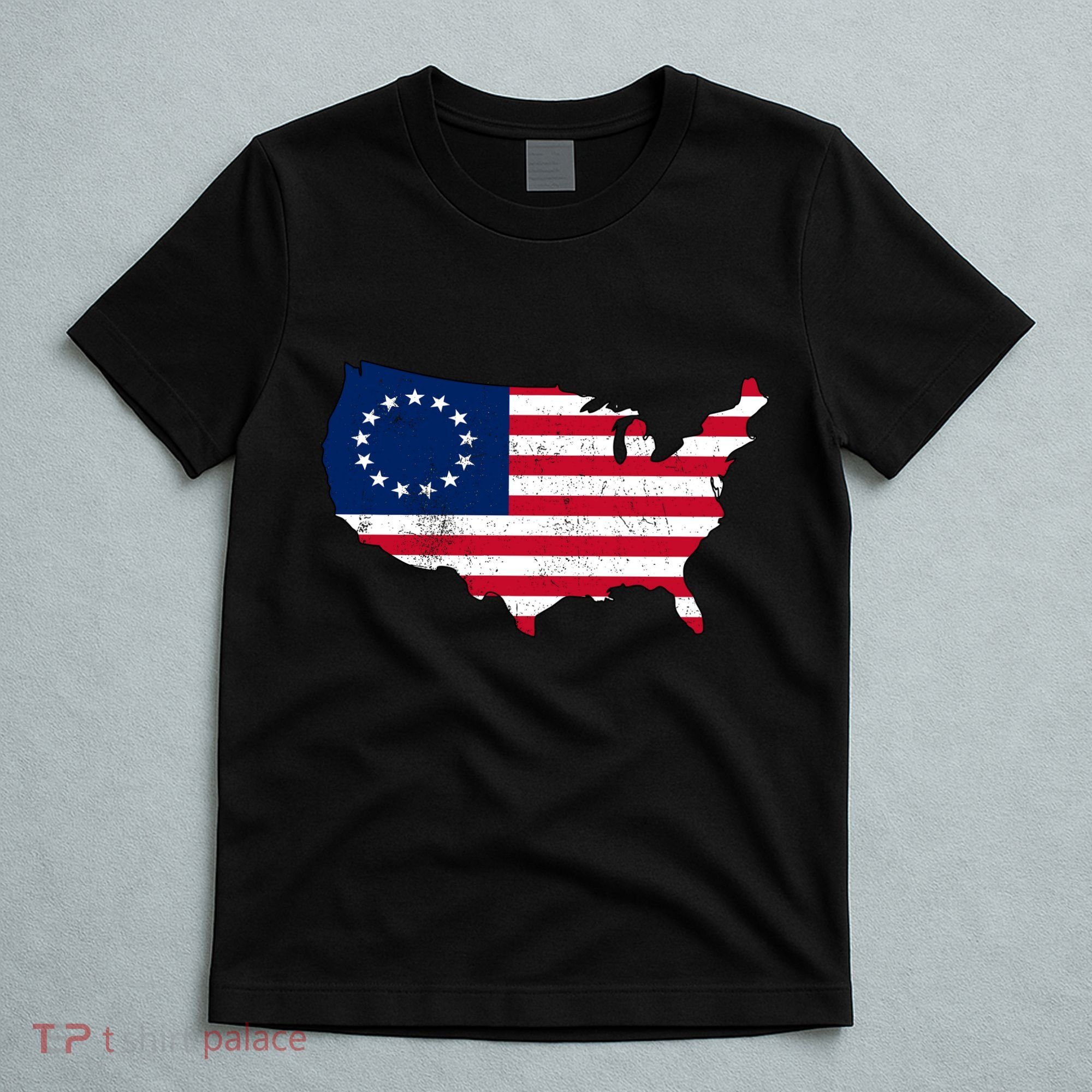 Betsy Ross USA Flag Revolutionary War T-Shirt