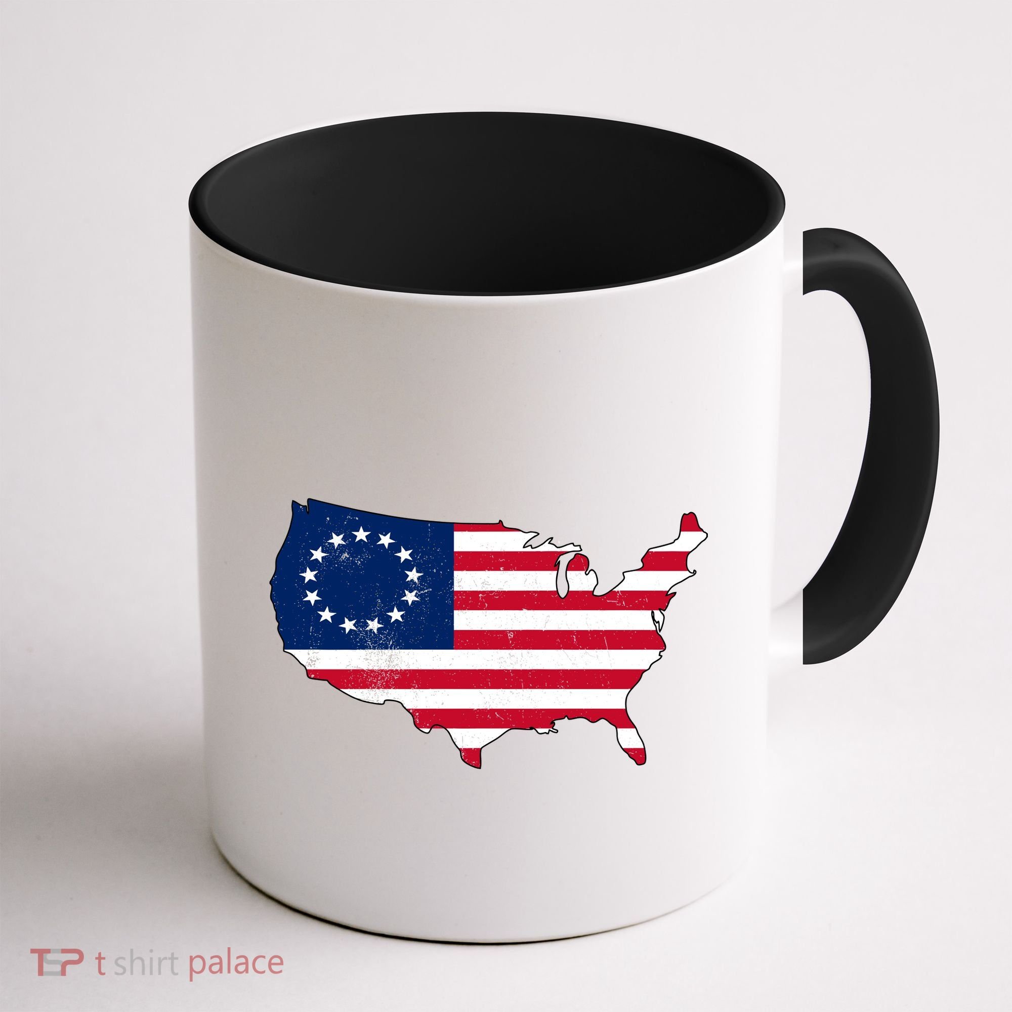 Betsy Ross USA Flag Revolutionary War Coffee Mug