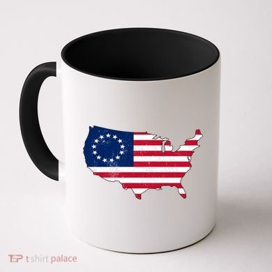Betsy Ross USA Flag Revolutionary War Coffee Mug