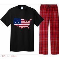 Betsy Ross USA Flag Revolutionary War Pajama Set thumb 0