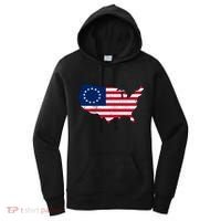 Betsy Ross USA Flag Revolutionary War Women's Hoodie thumb 0