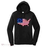 Betsy Ross USA Flag Revolutionary War Women's Hoodie thumb 0