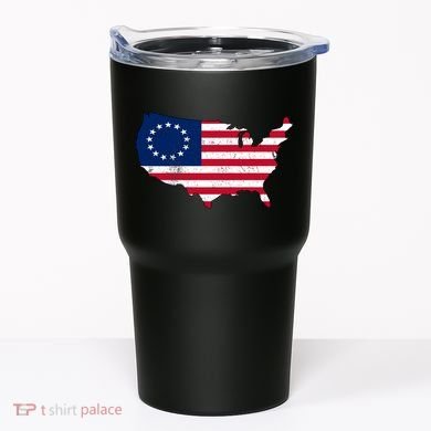 Betsy Ross USA Flag Revolutionary War Tumbler