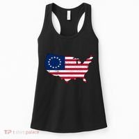 Betsy Ross USA Flag Revolutionary War Women's Tank Top thumb 0