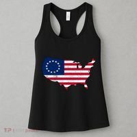 Betsy Ross USA Flag Revolutionary War Women's Tank Top thumb 3