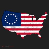 Betsy Ross USA Flag Revolutionary War Hat thumb 2