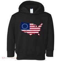Betsy Ross USA Flag Revolutionary War Toddler Hoodie thumb 0
