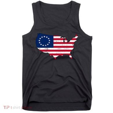 Betsy Ross USA Flag Revolutionary War Tank Top