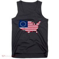 Betsy Ross USA Flag Revolutionary War Tank Top thumb 0