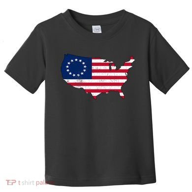Betsy Ross USA Flag Revolutionary War Toddler T-Shirt
