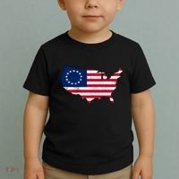 Betsy Ross USA Flag Revolutionary War Toddler T-Shirt thumb 2