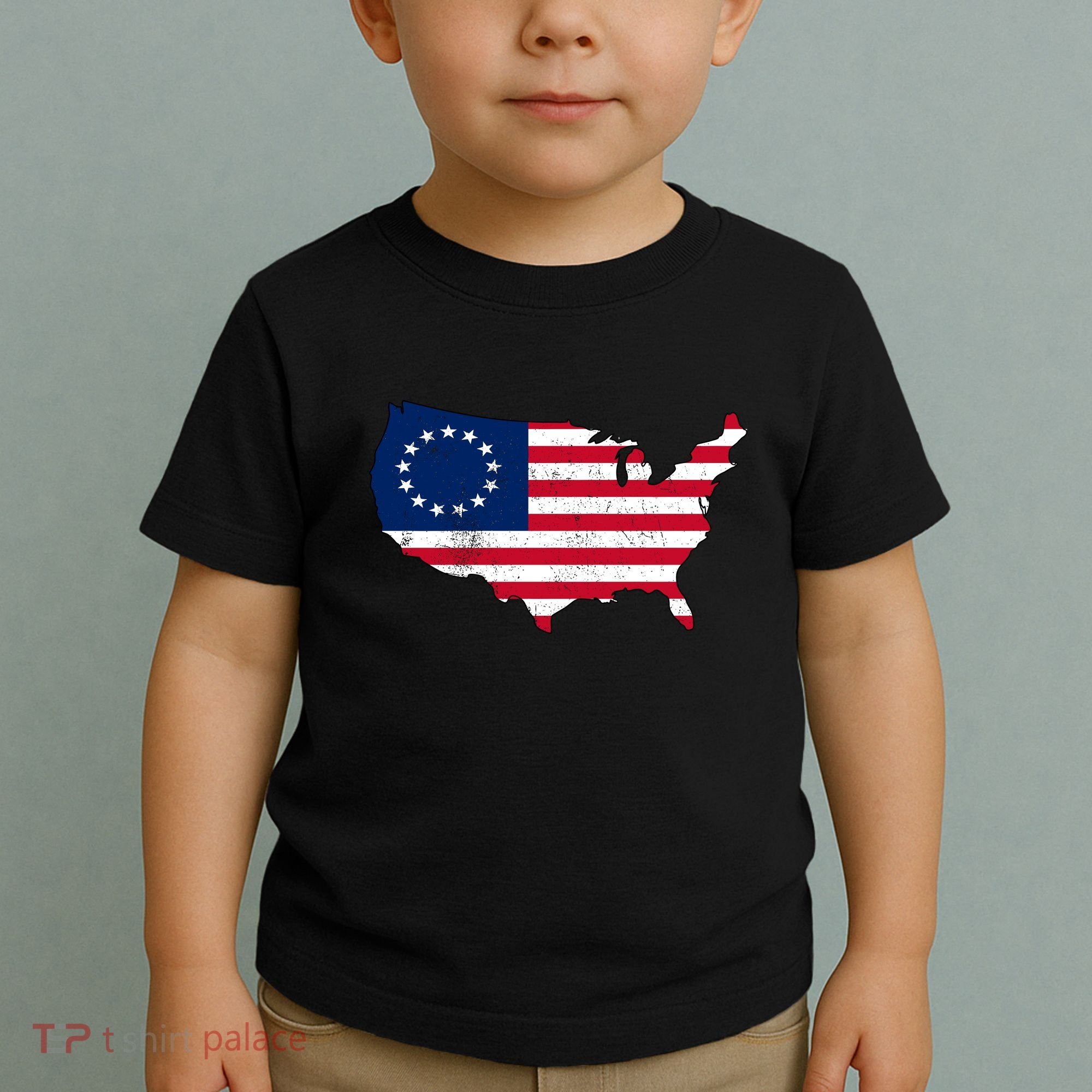 Betsy Ross USA Flag Revolutionary War Toddler T-Shirt