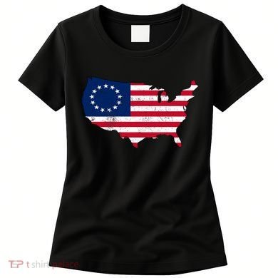Betsy Ross USA Flag Revolutionary War Women's T-Shirt