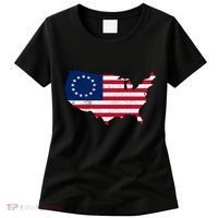 Betsy Ross USA Flag Revolutionary War Women's T-Shirt thumb 0