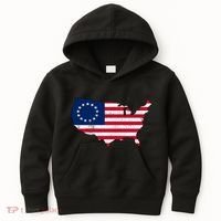 Betsy Ross USA Flag Revolutionary War Kids Hoodie thumb 0