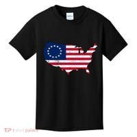 Betsy Ross USA Flag Revolutionary War Kids T-Shirt thumb 0