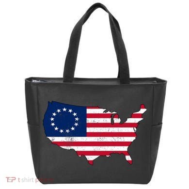 Betsy Ross USA Flag Revolutionary War Tote Bag