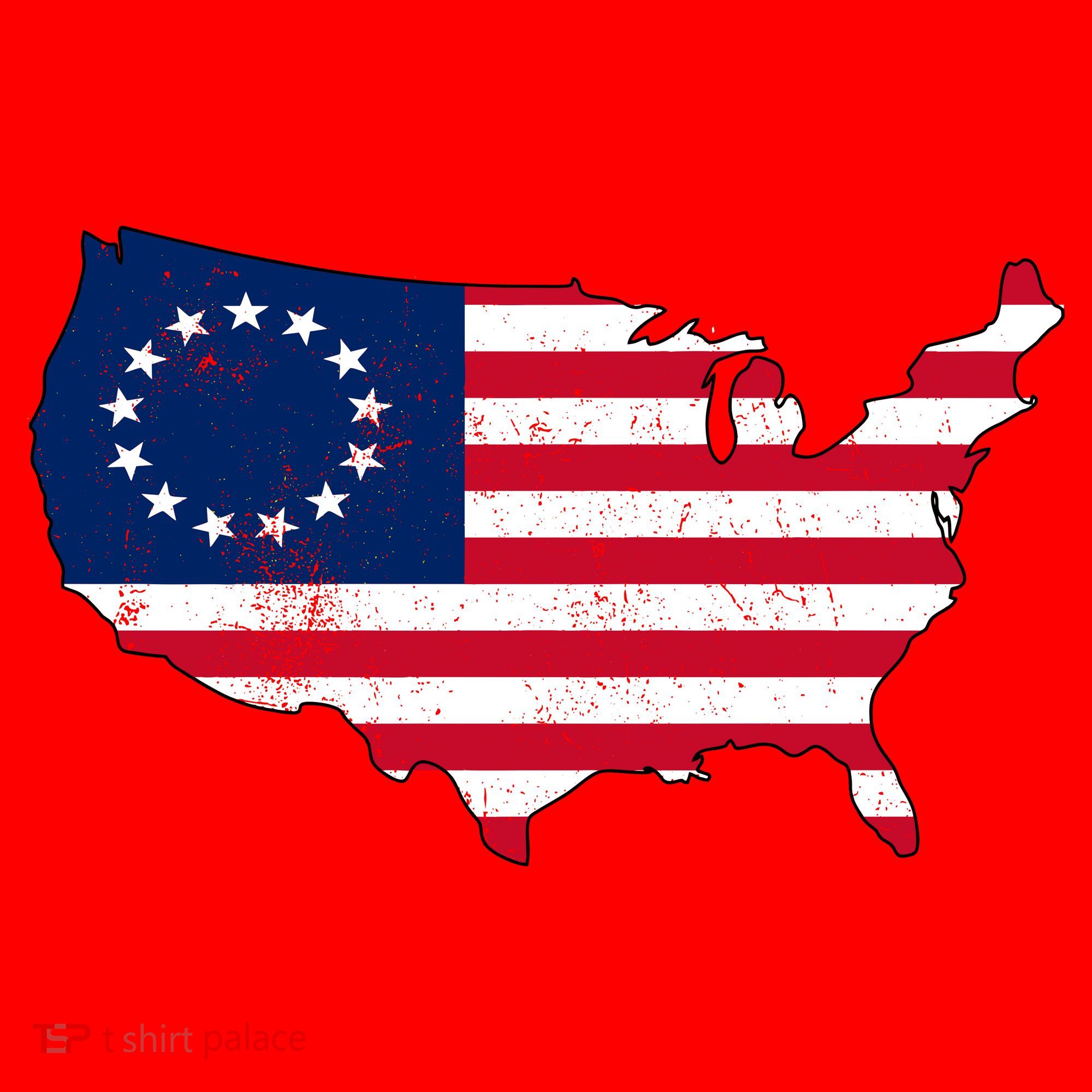 Betsy Ross USA Flag Revolutionary War Santa Hat