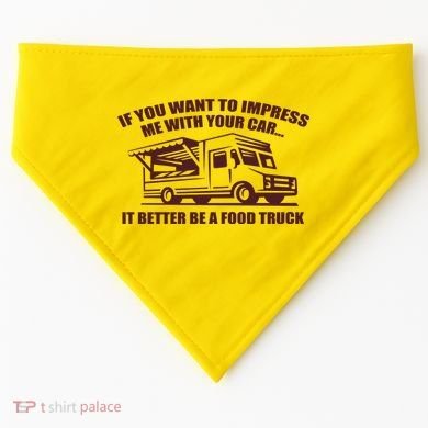 Better Be A Food Truck USA-Made Doggie Bandana