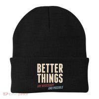Better Things Are Necessary And Possible Beanie thumb 0
