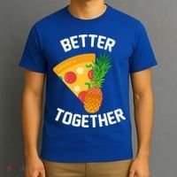 Better Together Pineapple On Pizza T-Shirt thumb 3