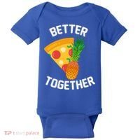 Better Together Pineapple On Pizza Baby Bodysuit thumb 0