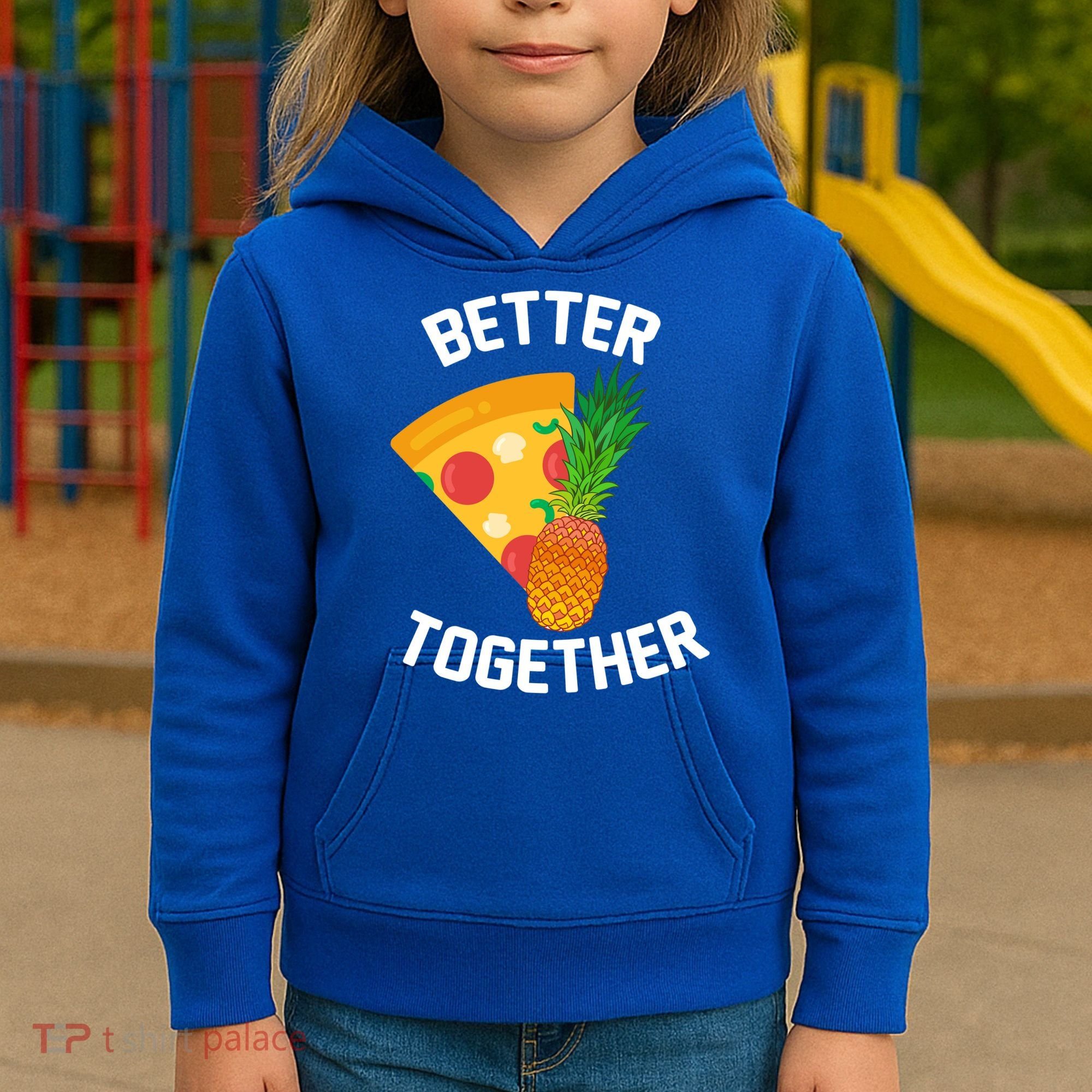 Better Together Pineapple On Pizza Kids Hoodie