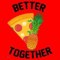 Better Together Pineapple On Pizza Santa Hat thumb 1