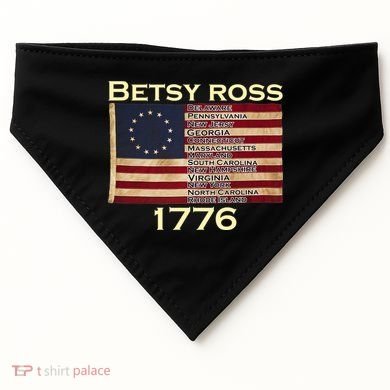 Betty Ross Original Colonies Flag USA-Made Doggie Bandana