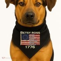 Betty Ross Original Colonies Flag USA-Made Doggie Bandana thumb 1