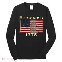 Betty Ross Original Colonies Flag Long Sleeve Shirt thumb 0