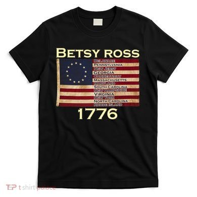 Betty Ross Original Colonies Flag T-Shirt