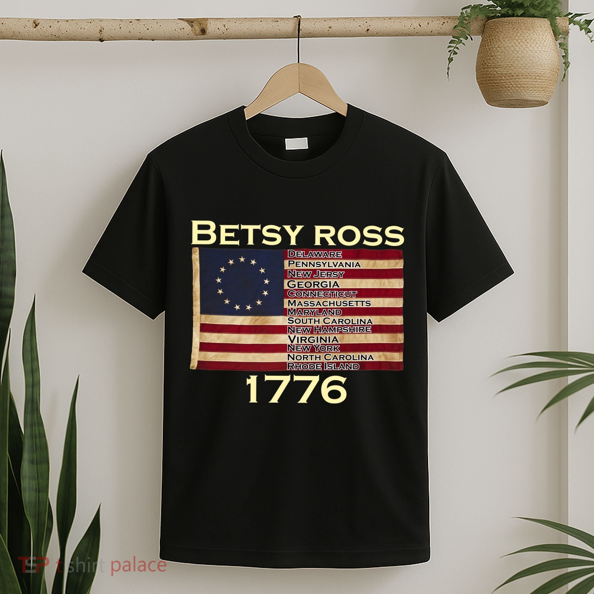 Betty Ross Original Colonies Flag T-Shirt