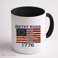 Betty Ross Original Colonies Flag Coffee Mug thumb 1