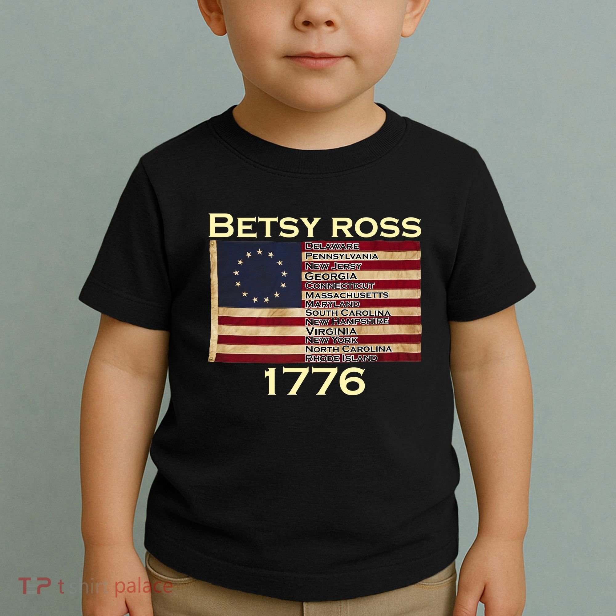 Betty Ross Original Colonies Flag Toddler T-Shirt