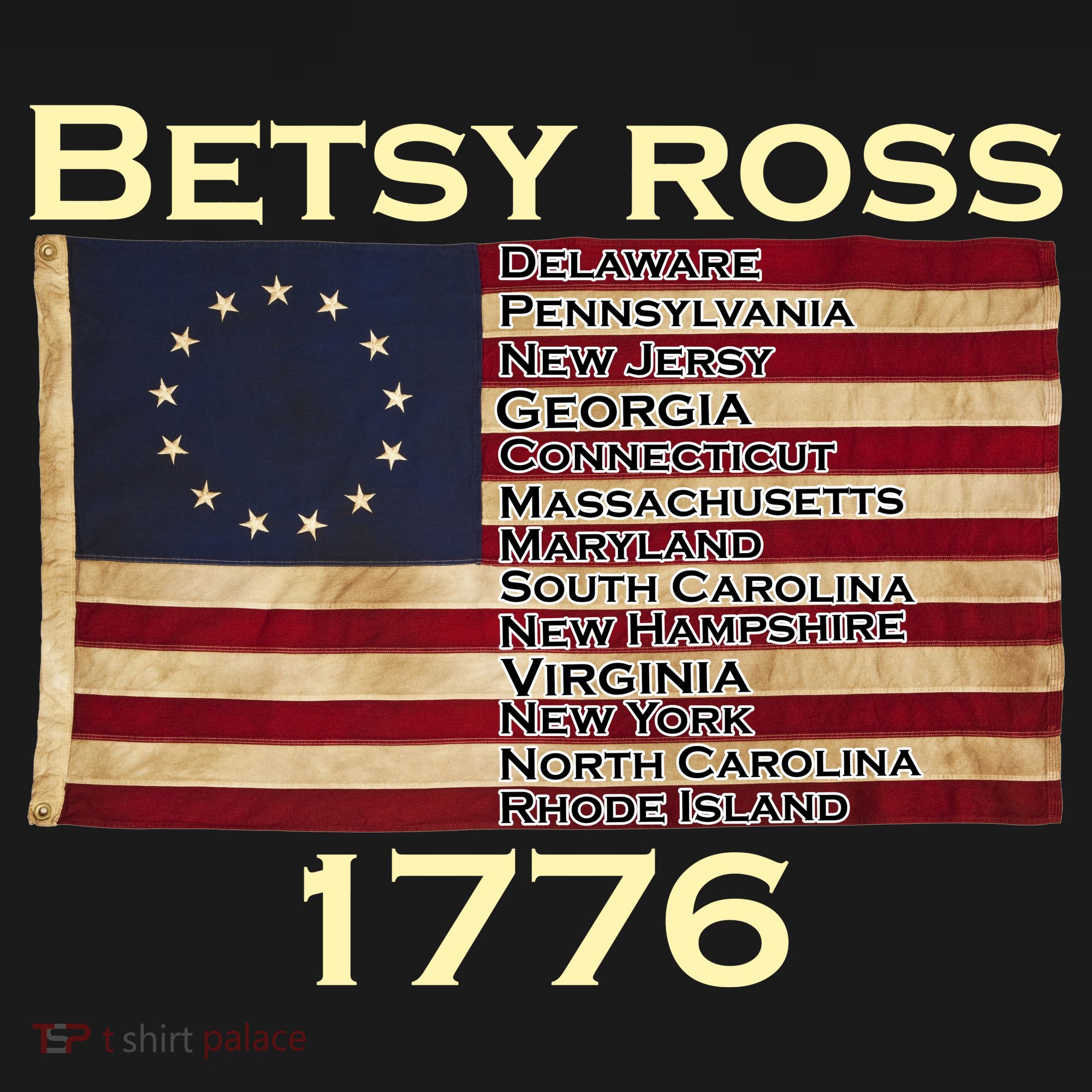 Betty Ross Original Colonies Flag Toddler T-Shirt
