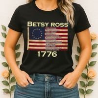Betty Ross Original Colonies Flag Women's T-Shirt thumb 2