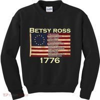 Betty Ross Original Colonies Flag Kids Sweatshirt thumb 0