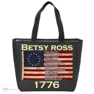 Betty Ross Original Colonies Flag Tote Bag