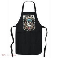 Bald Eagle Us Flag Murica! Patriotic American July 4th Apron thumb 0