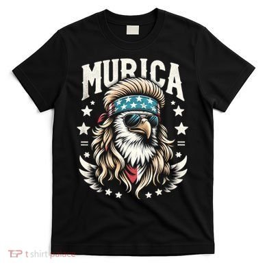 Bald Eagle Us Flag Murica! Patriotic American July 4th T-Shirt