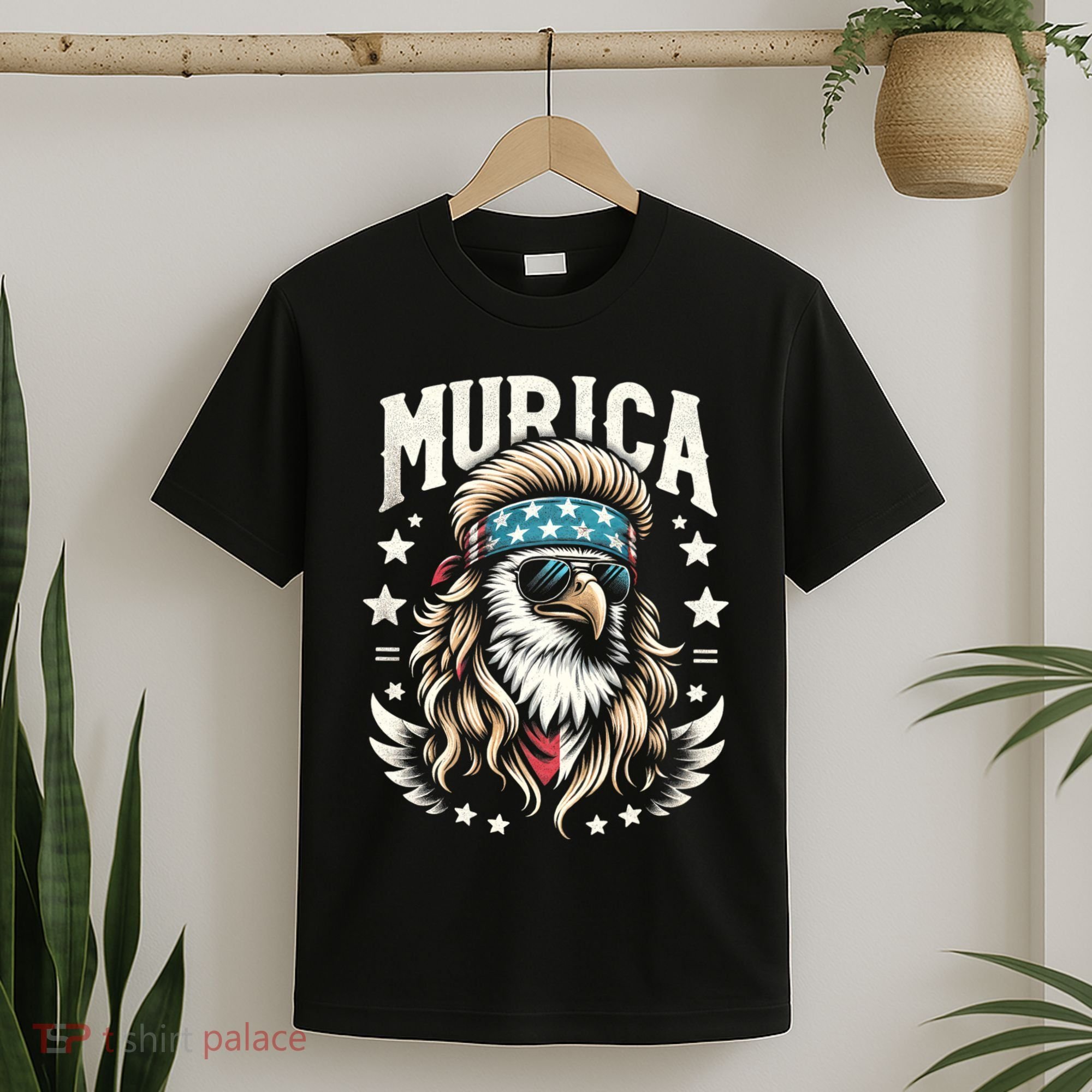Bald Eagle Us Flag Murica! Patriotic American July 4th T-Shirt
