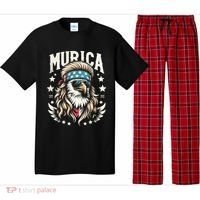 Bald Eagle Us Flag Murica! Patriotic American July 4th Pajama Set thumb 0