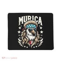 Bald Eagle Us Flag Murica! Patriotic American July 4th Mousepad thumb 0