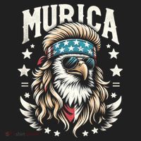 Bald Eagle Us Flag Murica! Patriotic American July 4th Hat thumb 2